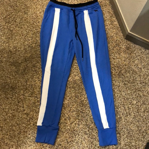 blue skinny joggers